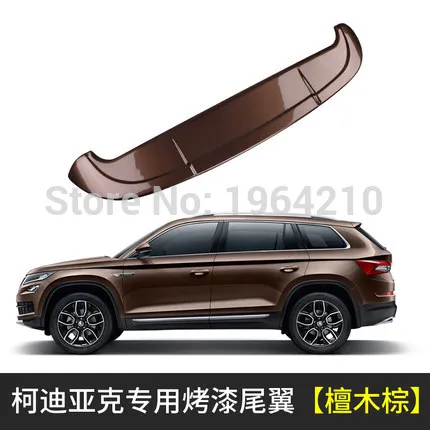MONTFORD пригодный для Skoda Kodiaq ABS Пластик внешний задний спойлер багажнике хвост крыло спойлера автомобиля аксессуары