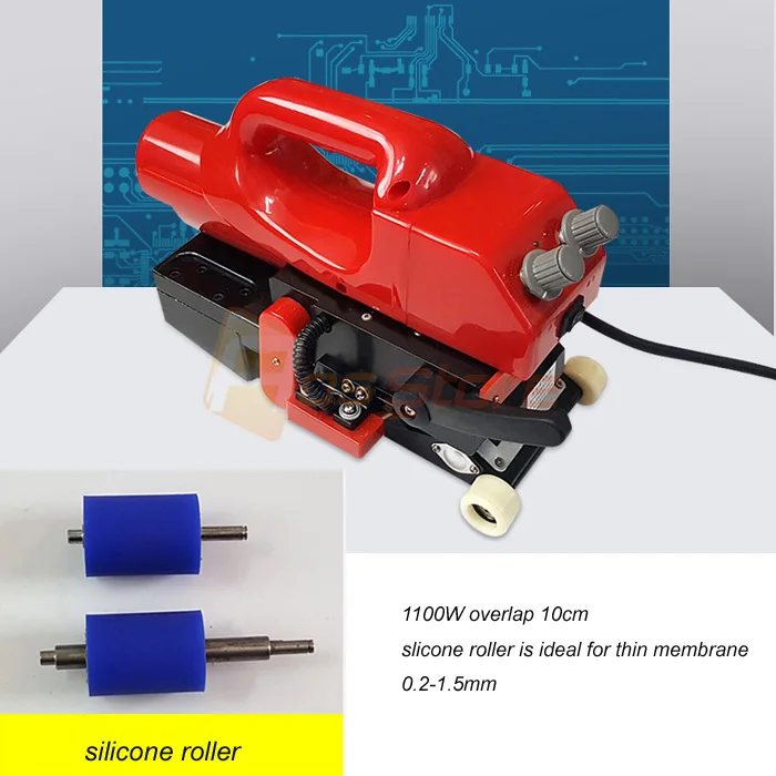 silicone roller HDPE лист геомембраны сварочный аппарат горячий клин сварочный аппарат пластиковый вкладыш сварочный аппарат ПВХ пленка запайки - Цвет: silicone roller