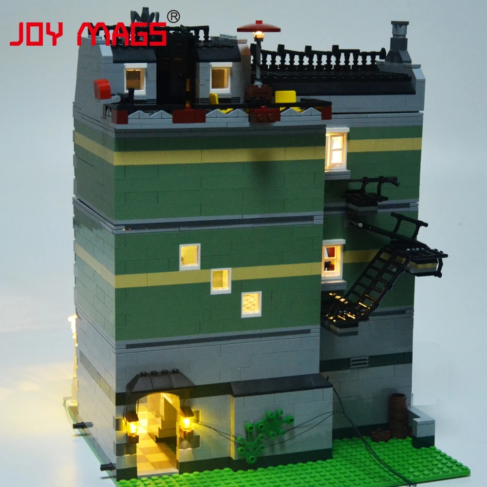 Комплект светодиодсветильник JOY MAGS Only для 10185 уличной зеленой машины совместим с