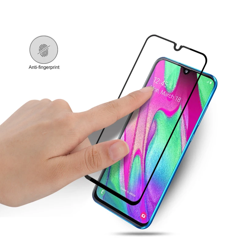 2 шт. закаленное стекло для Samsung Galaxy A40 A40|Защитные стёкла и плёнки телефонов| |