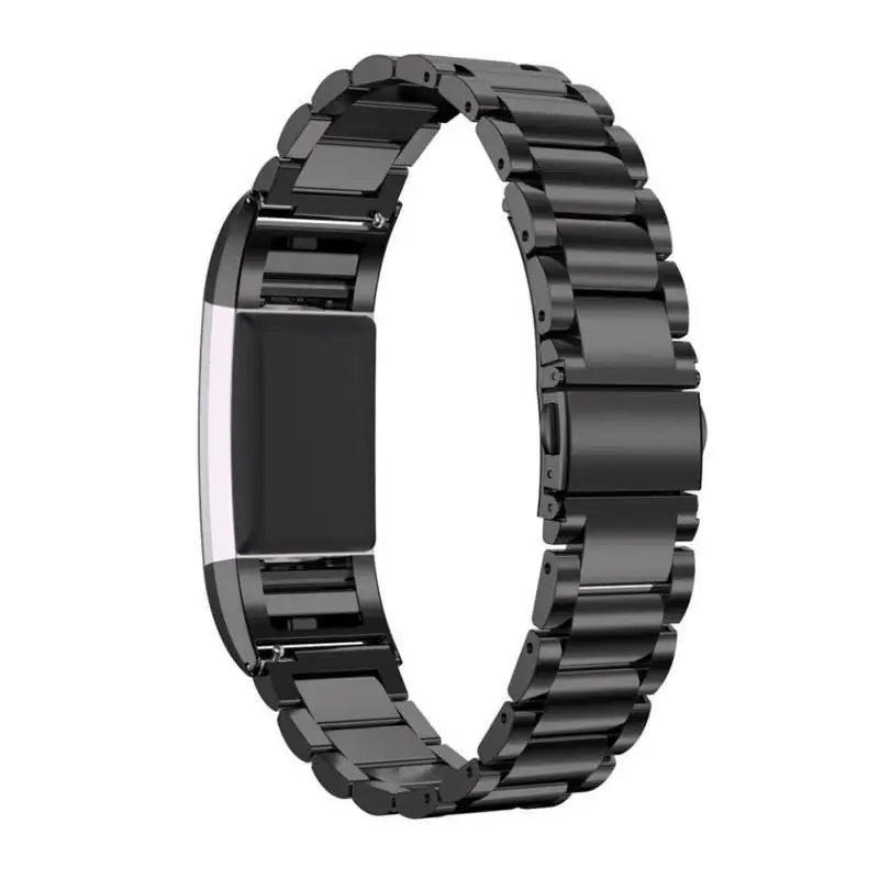 Мода полос Премиум Нержавеющая сталь часы ремешок Высокое качество Fitbit Charge 2 Смарт-фитнес часы замена аксессуар