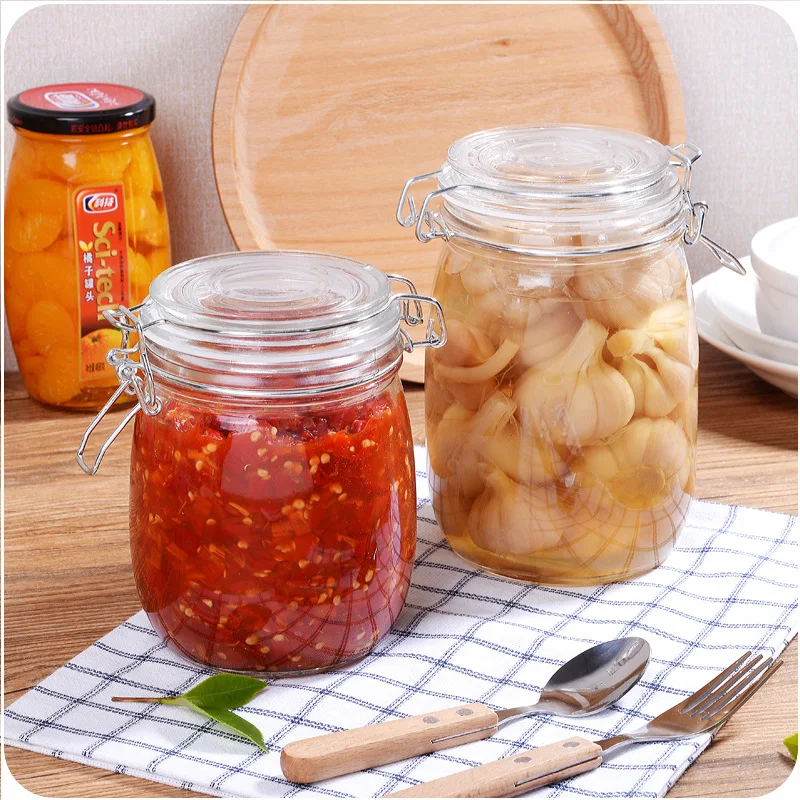 RSCHEF 1 шт баночки для специй стеклянная бутылка хранения с крышкой емкость Мед