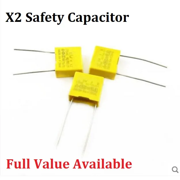 

10PCS Safety Capacitor 275V 472K 0.0047uf X2 Safety Cap 275V472K 10MM Polypropylene Film 275VAC Capacitors 275V472 Capacitance