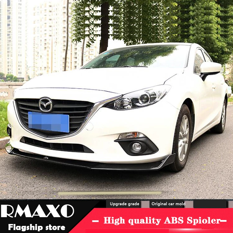 Для MAZDA 3 Axela ABS защита выхлопного отверстия заднего бампера для- Axela набор бампер задняя Передняя Лопата задний спойлер