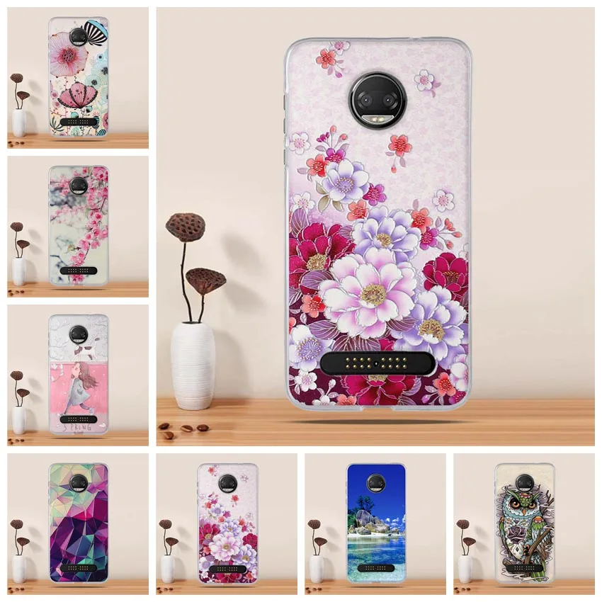Чехлы для Motorola Moto Z2 Force Cover 5 &quotмягкие силиконовые чехлы z Edition (2nd gen.) сумки|Бамперы|
