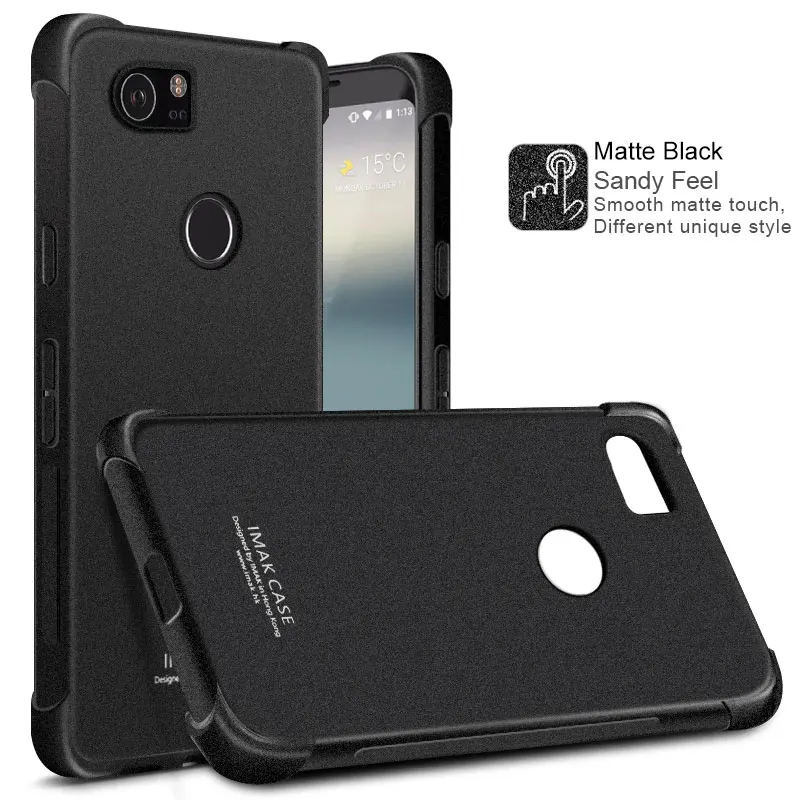 For Google Pixel 2 XL Matte Soft TPU Case IMAK Full Coverage 2XL Pixel2XL Silicon &amp screen Film |