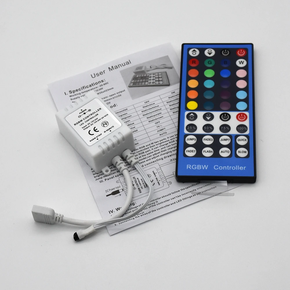 RGBW RGBWW Светодиодная лента пульт дистанционного управления 40Key 5 контактов ИК DC12V 24