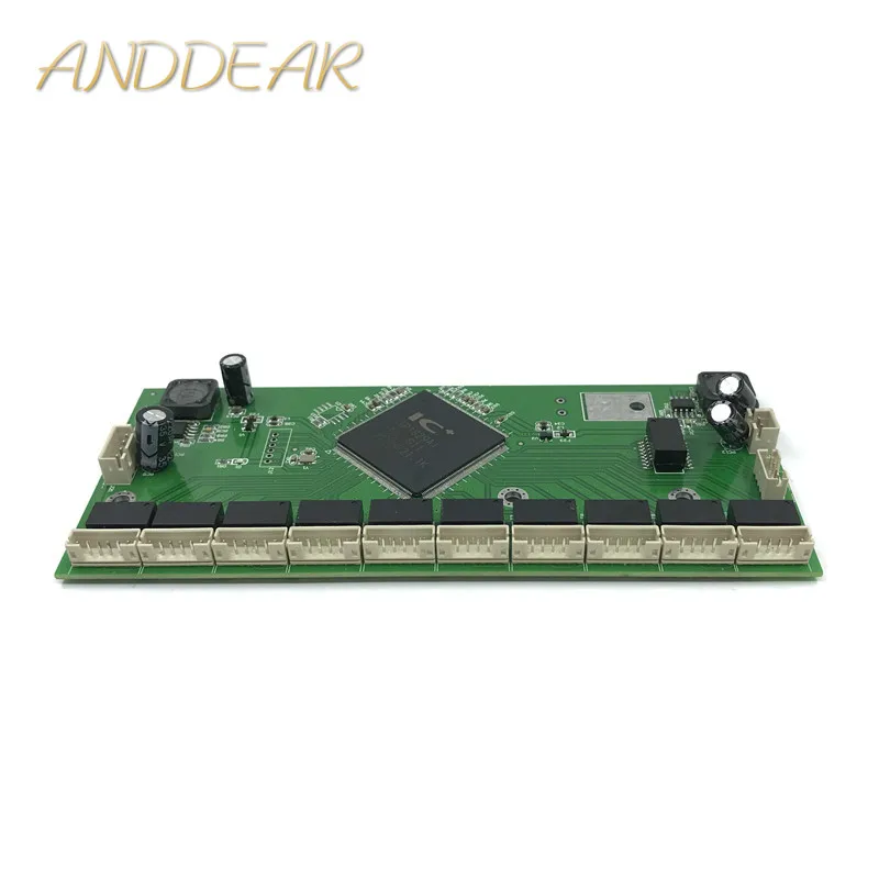 Industrial grade wide temperature low power 8-11port10/100Mbps wiring splitter mini voltage engineering micro switch module | Компьютеры и
