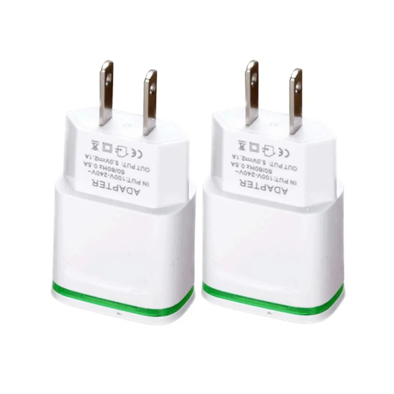 Настенное зарядное устройство с двумя USB портами 5 В 2 1 А|charger adapter|travel charger adaptertravel |