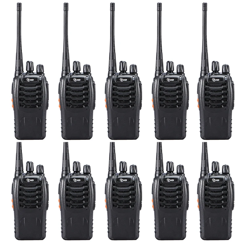 10 шт. Walkie Talkie TD V2 16 канальный УВЧ 400 470 МГц Портативный Двухстороннее Радио Хэм Hf