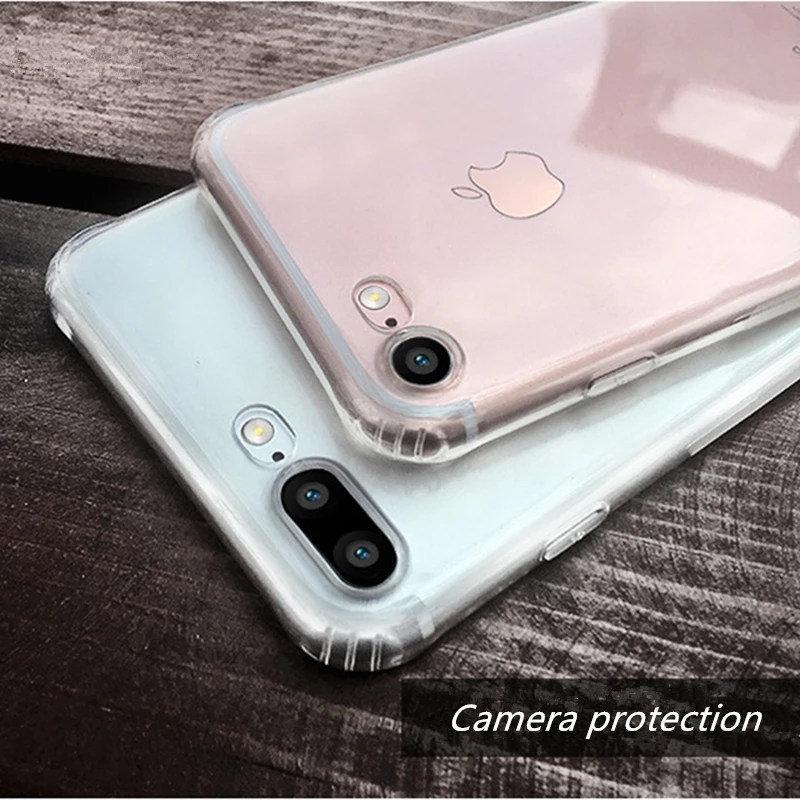 Чехол градиентной расцветки Perciron из ТПУ чехол для iPhone 6 S 7 Plus прозрачный мягкий