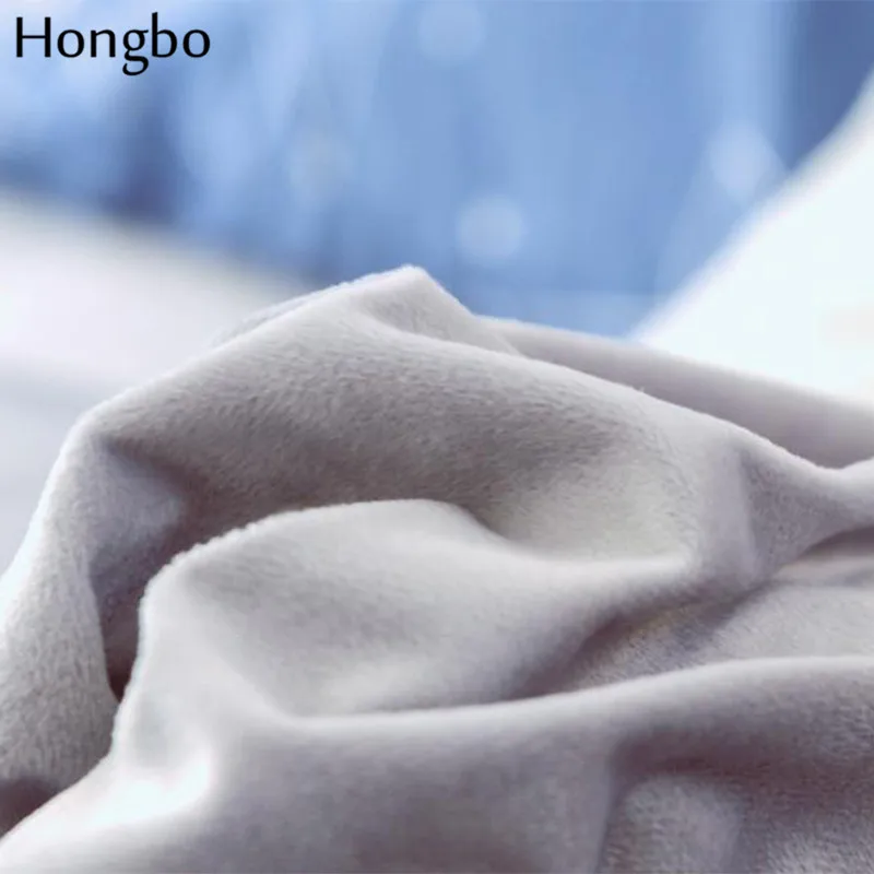 Постельное белье Hongbo AB с созвездиями по бокам и звездами пододеяльник фланелевый