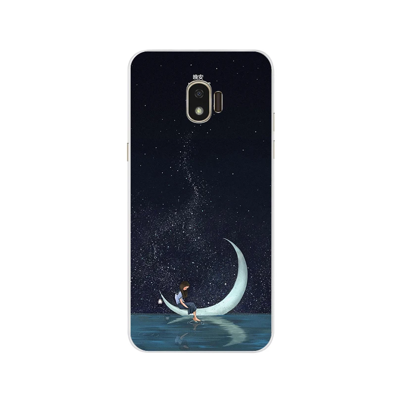 Силиконовый чехол для samsung J2 2018 Samsung Galaxy j 2 j2 sm j250f j250 Бампер Мягкий ТПУ