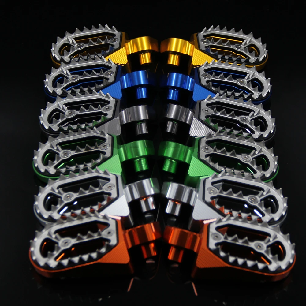 CNC Алюминиевый Золотой мотоцикл подставки для ног подножки Yamaha YZ426F WR426F WR YZ 426F 2000