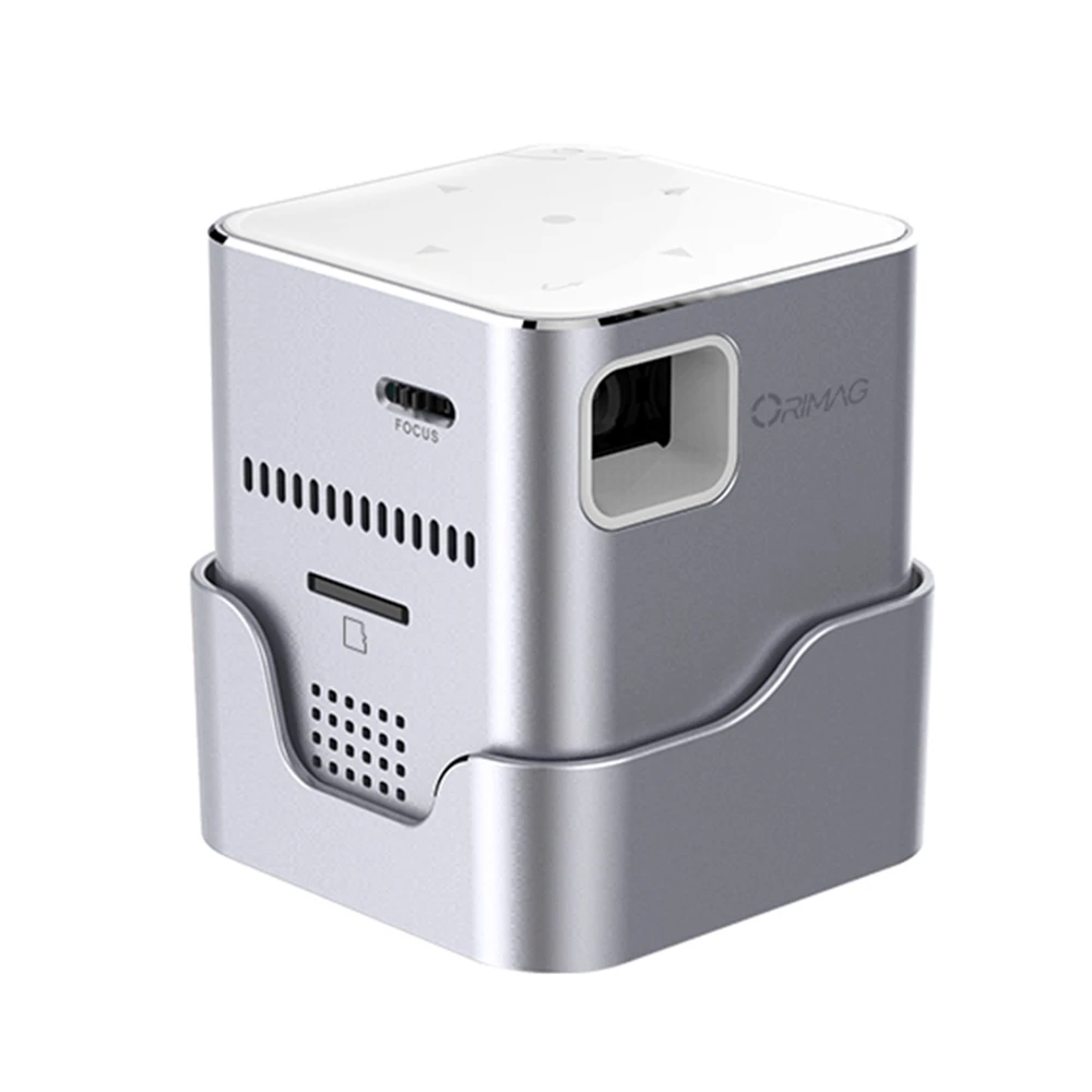 Exquizon портативный мини проектор P6 DLP Проектор 80 Ansi люмен Wifi MAX 1080 P домашний