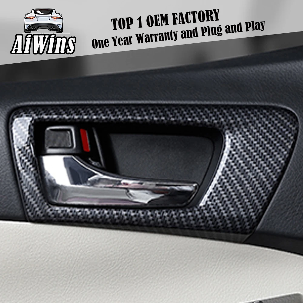 Автомобильный Стайлинг ABS внутренняя ручка для Toyota Camry V50 V55 2012- внутренняя ручка рамка крышки отделка автомобильные аксессуары