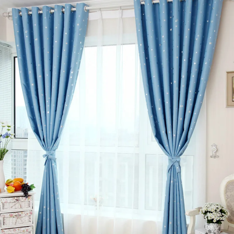 Затемненные детские розовые занавески на окна для гостиной спальни Короткие