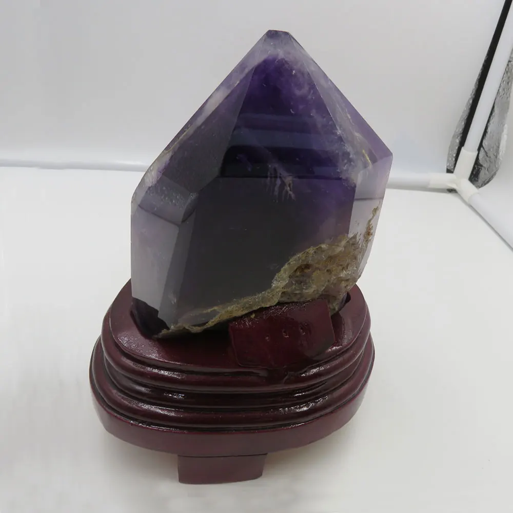 817 г новый чудесный натуральный браизл аметист кварца кристаллическая точка