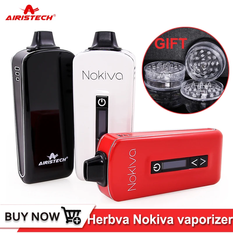 Airistech Herbva Nokiva Vape Kit 2200 мАч батарея керамическая камера капельного наконечника сухой травы испаритель электронная сигарета