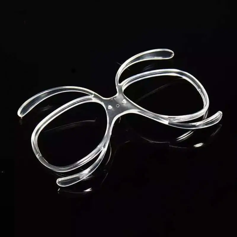 Новые прозрачные лыжные очки близорукость защитный адаптер Рамка встроенные