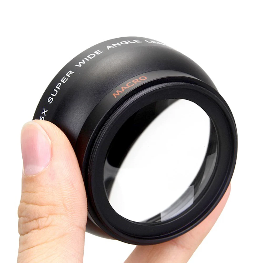 Andoer 58 мм 0.45x HD широкоугольный объектив с макрообъективом для Canon Nikon Sony Pentax камеры |