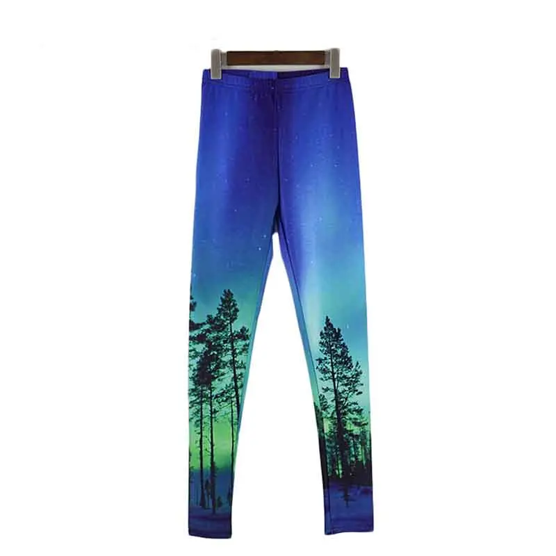 Summer styles Hot Galaxy Women Leggings Fashion Ice and Snow Digital Print Fitness Pants Women Sexy Legging Drop Shipping