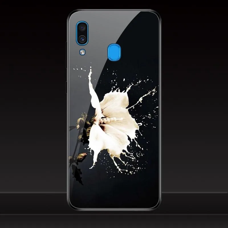Geruide телефона с цветным рисунком для samsung Galaxy S10 плюс S10e M10 M20 A8S A10 A20 A30 A40 A50 A70 чехол закаленное Стекло крышка чехол