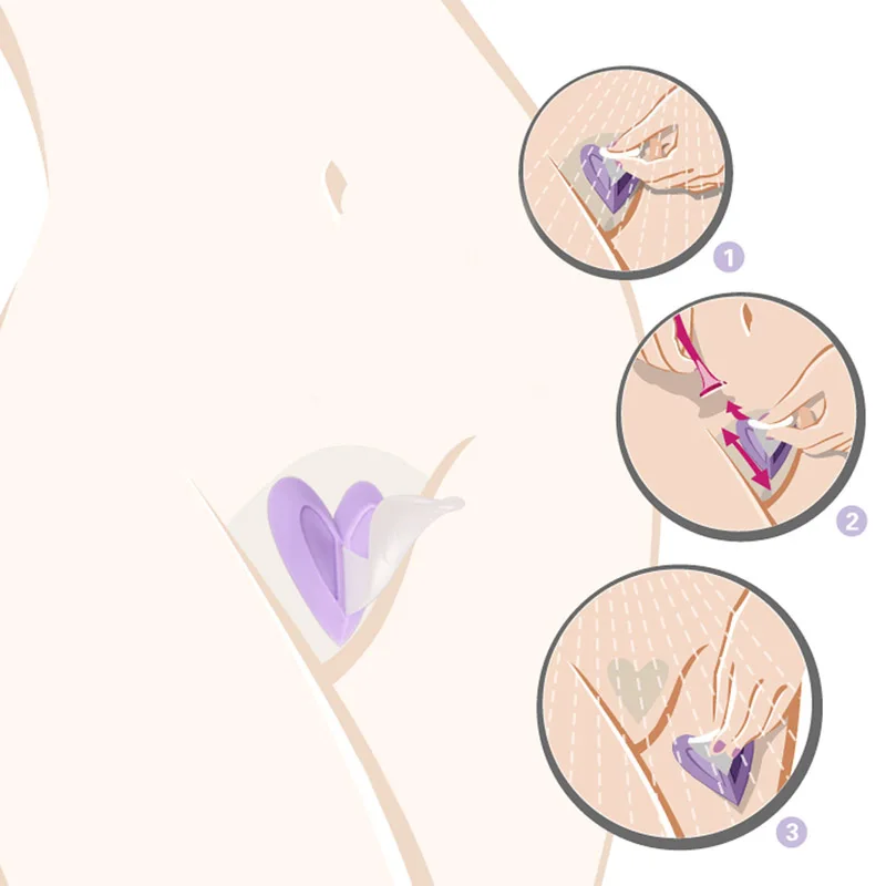 Эпилятор секретный бикини Частные части шаблон для бритья лобковых волос