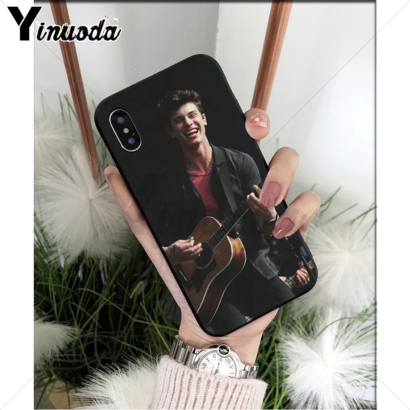 Yinuoda Shawn Mendes 98 мягкий силиконовый чехол для телефона из ТПУ для Apple iPhone 8 7 6 6S Plus X XS MAX 5 5S SE XR