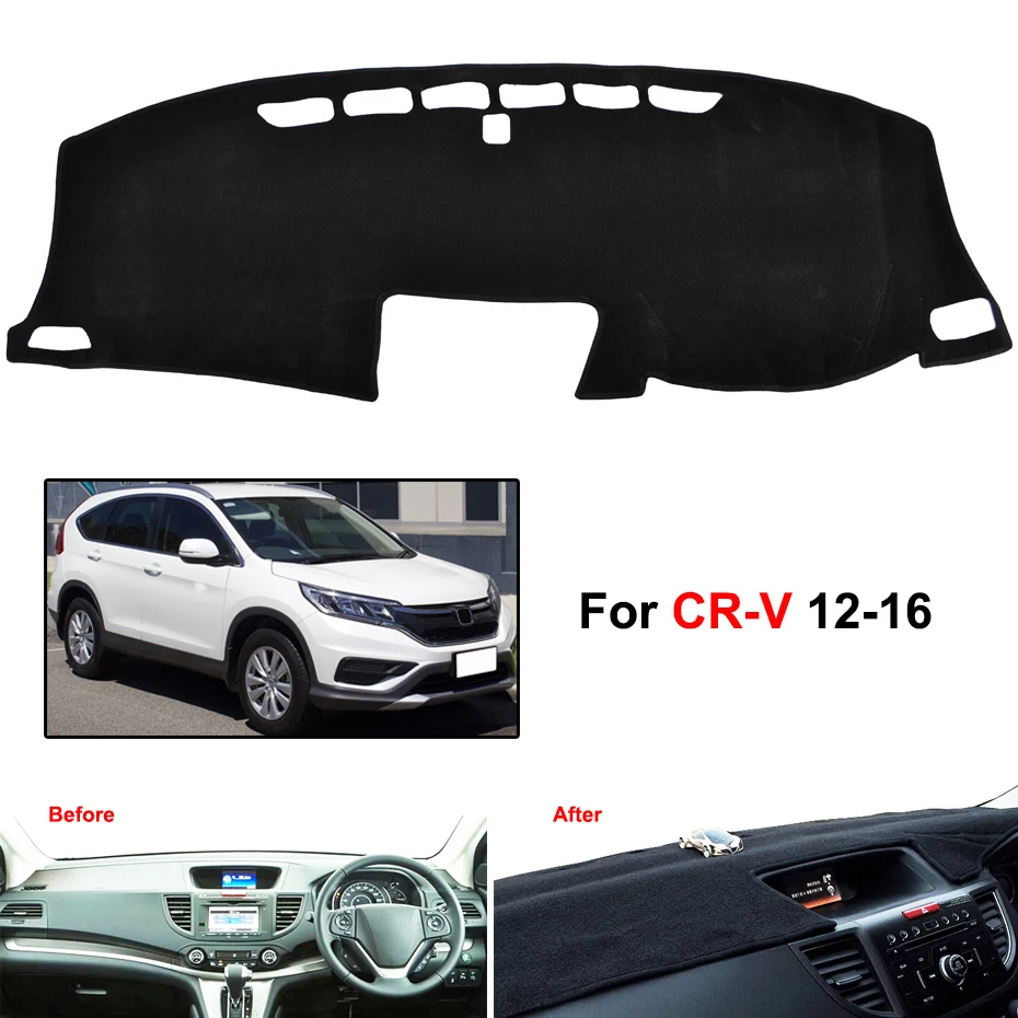 Автомобильный коврик с рельефом для Хонда сrv CR-V 2007- приборной панели крышки защитный лист ковер для укладки волос 2008 2009