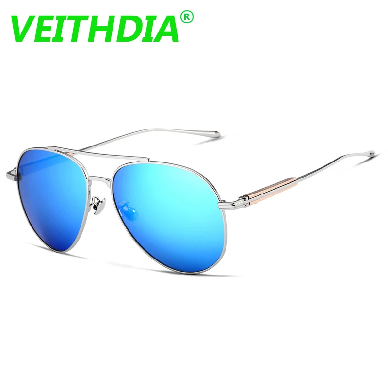 VEITHDIA оригинальные брендовые дизайнерские поляризованные солнцезащитные очки с