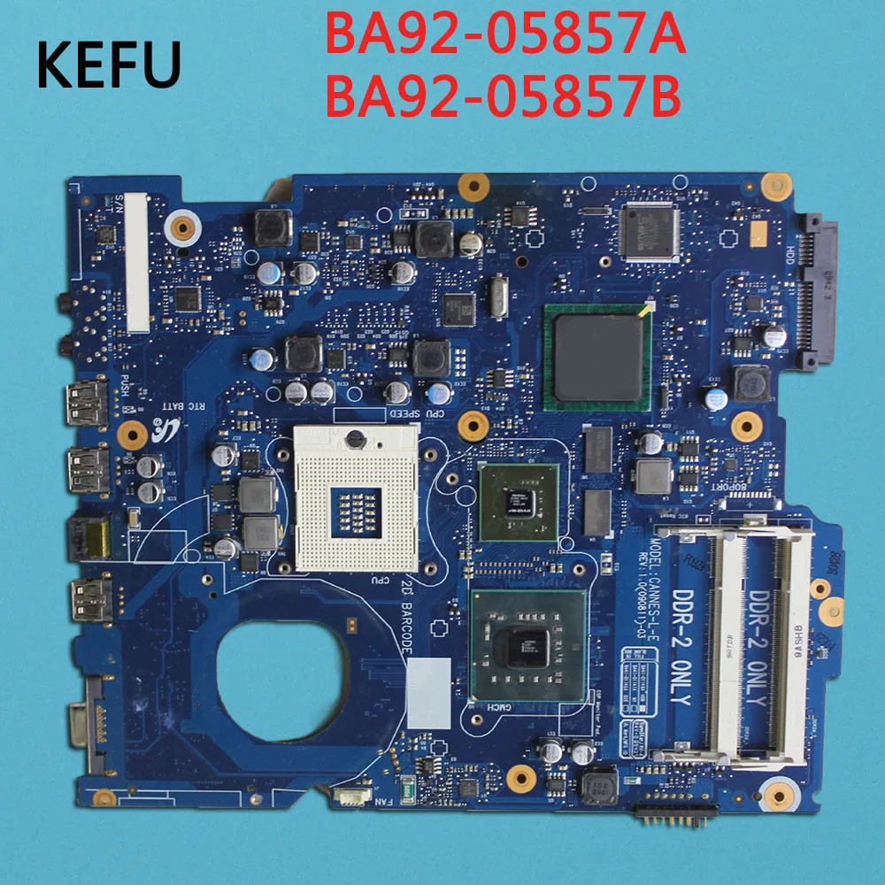 Kefu высокого качества BA92-05857A BA92-05857B для samsung R519 R719 Материнская плата ноутбука BA41-01148A BA41-01147A PM45 DDR2
