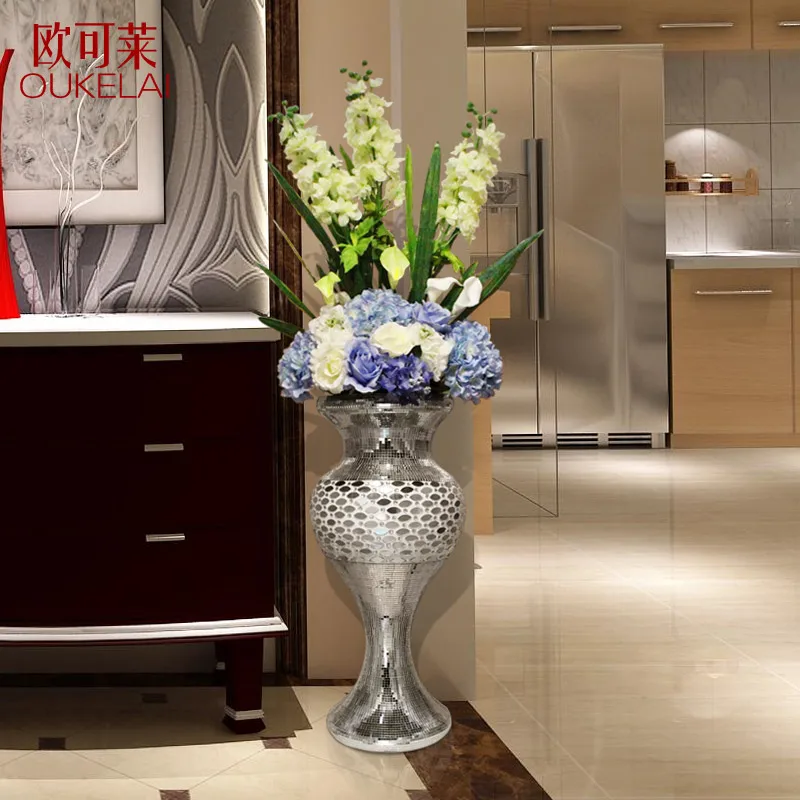 

European large vase Home Furnishing Decor TV cabinet floor living room decoration villa wedding Hotel