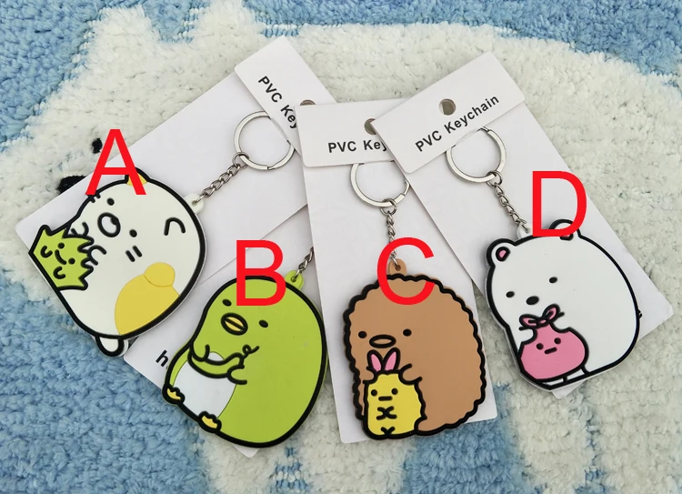 IVYYE 1 шт. Sumikko gurashi ролевой аниме-брелок для ключей ПВХ Рисунок брелок милые игрушки брелок для ключей подарки на день рождения унисекс Новинка