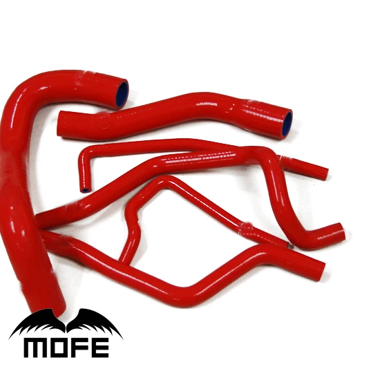 Комплект шлангов нагревателя Mofe 6 шт. Красный силиконовый шланг радиатора