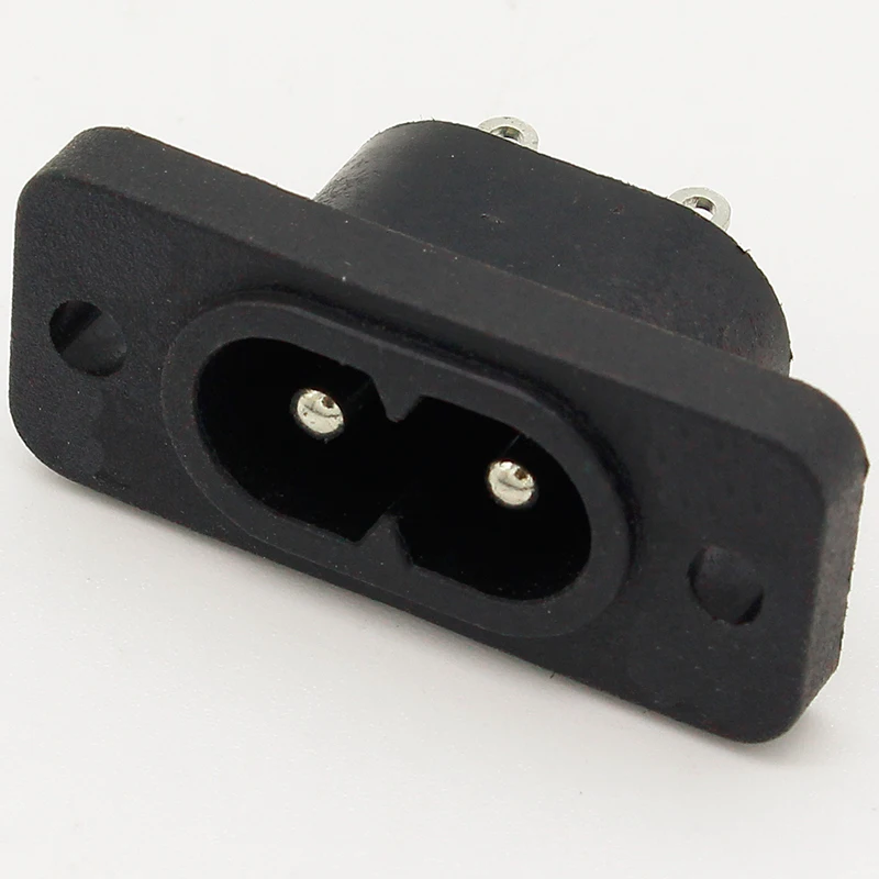 Новый Лидер продаж AC250V 2.5A 5 шт. 2Pin IEC 320 C8 гнездо входа с винтовым креплением|socket