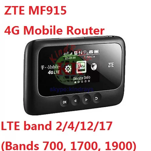 Разблокированный ZTE MF915 Z915 4G Мобильный широкополосный Wi Fi роутер 3g мини