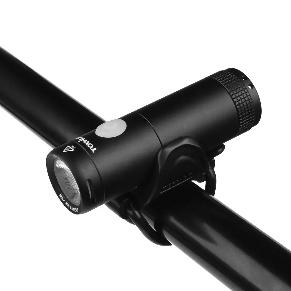 TOWILD BC01 CREE XP-G2 S3 LED 500 lumens USB Rechargeable LED Bike Bicycle light - Цвет: Black
