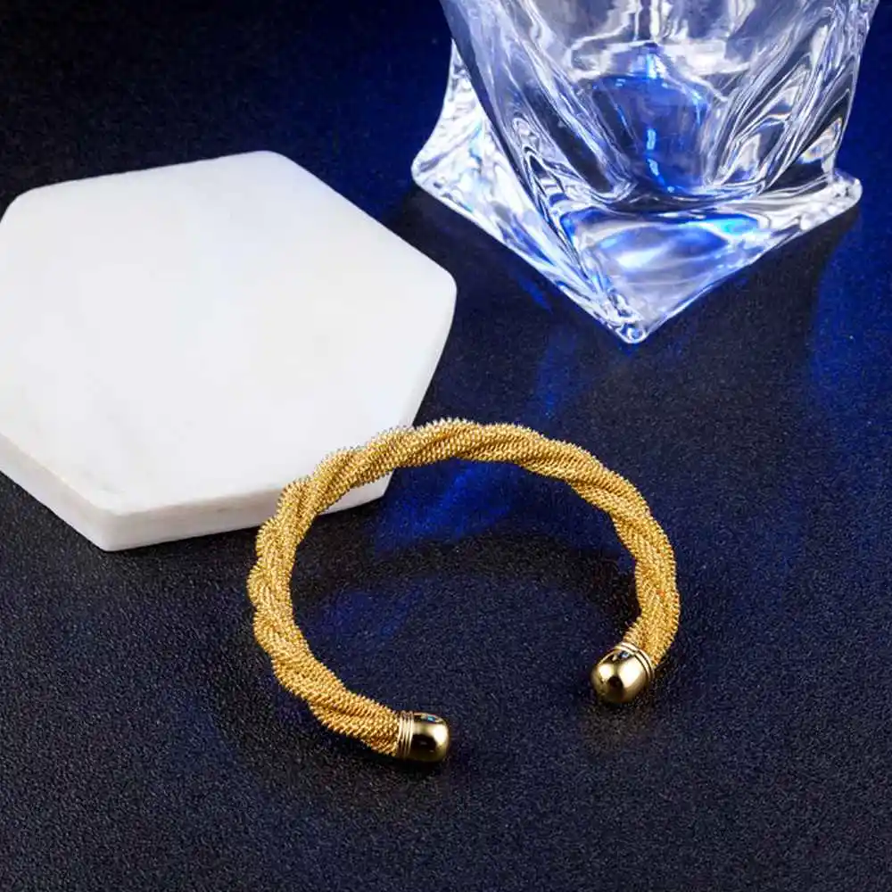 Модные аксессуары Для мужчин браслет манжеты BraceletsBrand цвет серебристый, Золотой Цвет браслет ювелирные изделия для Для женщин браслеты