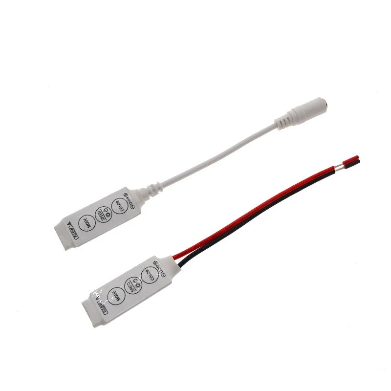 Светодиодный RGBW контроллер 4 * 4A мини 3 ключа Светодиодная лента DC12 24V|strip controller|rgbw