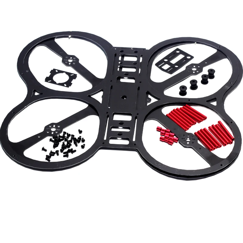 H250 FPV углеродное волокно стекло QAV250 Q4 Квадрокоптер с пропеллером защита круг