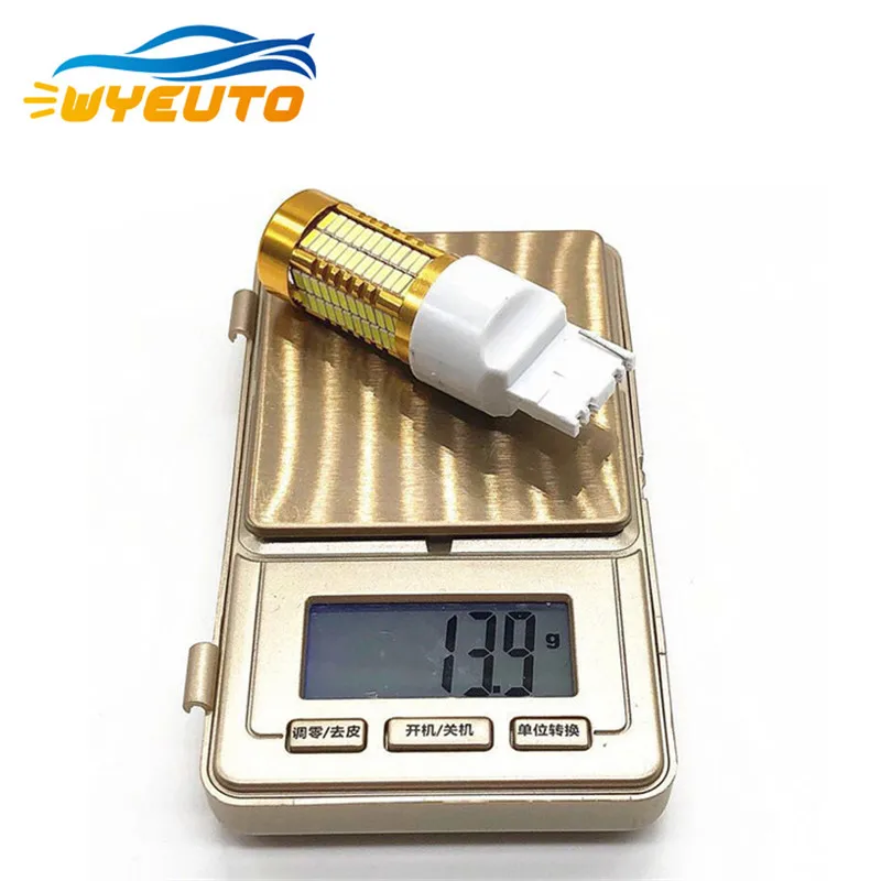 Автомобильный светодиодный объектив постоянного тока T20 4014 106SMD 7443 7740 задний