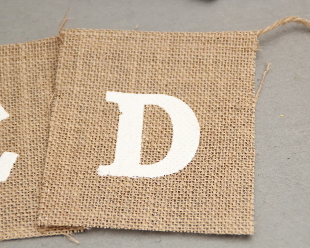 12 шт. джутовая веревка льняной реквизит для свадебных фотографий баннер джутовый