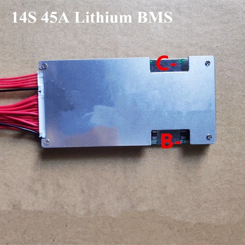 

BMS 14s 51,8 v 45A Bms Li-Ion 45A Аккумулятор для электровелосипеда Bms 48v 40A литий-ионный аккумулятор 18650 Защитная плата 52v литий-полимерный аккумулятор