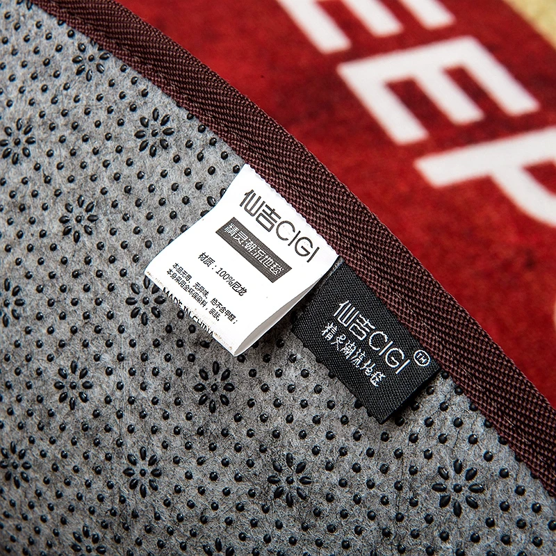 CIGI Home Round Mat Bedroom Bathing Room Living Kitchen Geometrical Pattern Anti Skid Floor Carpet Washable Door | Дом и сад