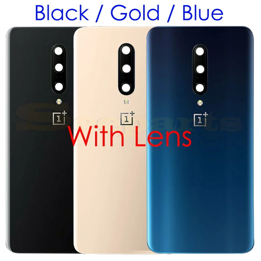 Оригинальное 3D стекло для OnePlus 7 Pro задняя крышка батареи дверь заднее Oneplus 7Pro