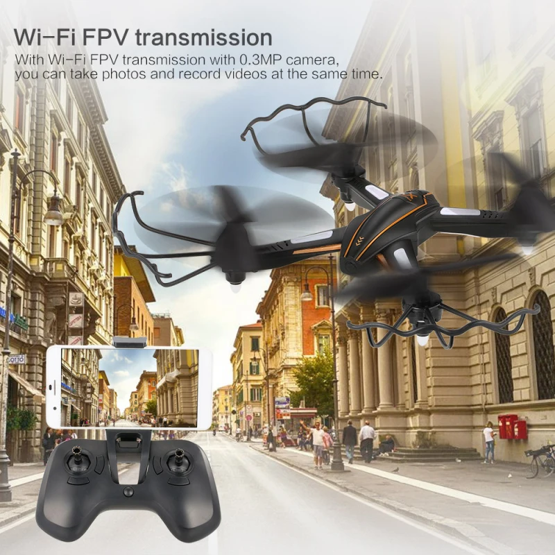 Игрушка для воздушной камеры Sky Wi Fi 0.3MP FPV RC Дрон с камерой дроны удержание высоты