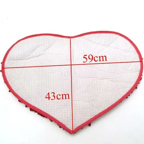 Большой коврик для спальни с красным сердцем двери напольные коврики гостиной