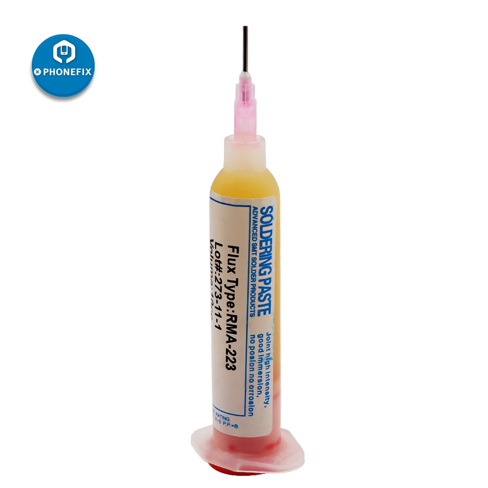 10CC OEM RMA-223 BGA флюс паяльной пасты Смазка RMA223 с шприца-чистый пайка флюсом паста для