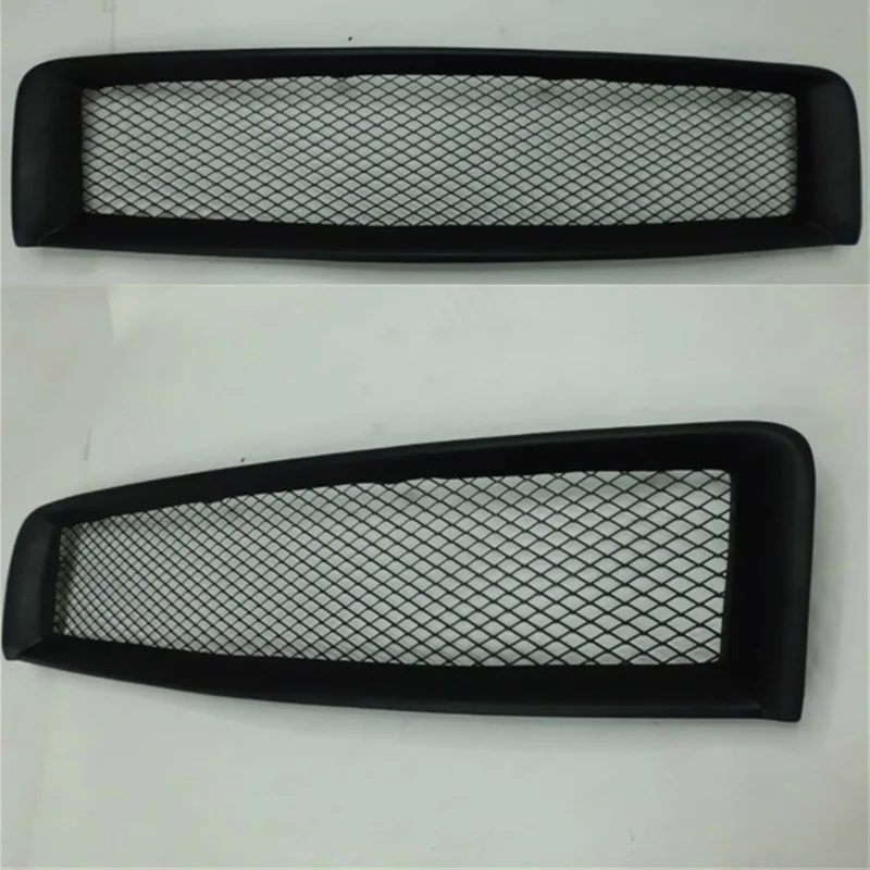 Используется для hyundai Tucson Racing Grills 2006-2009 год углеродного волокна/FRP Refitt Передняя Центральная гоночная решетка крышка без логотипа автомобиля - Цвет: FRP material